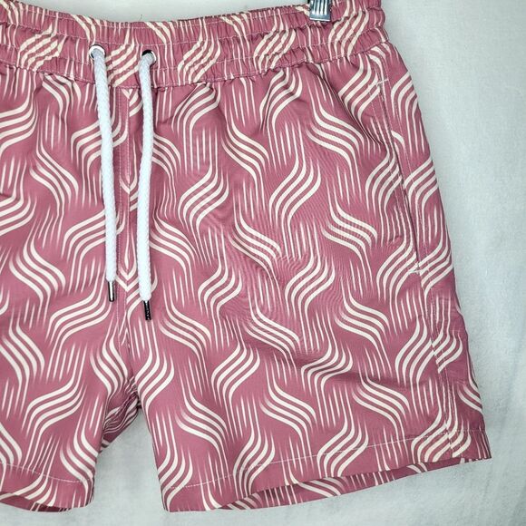 Frescobol Carioca Patterned Swimming Trunks Size Large Short - Picture 3 of 9